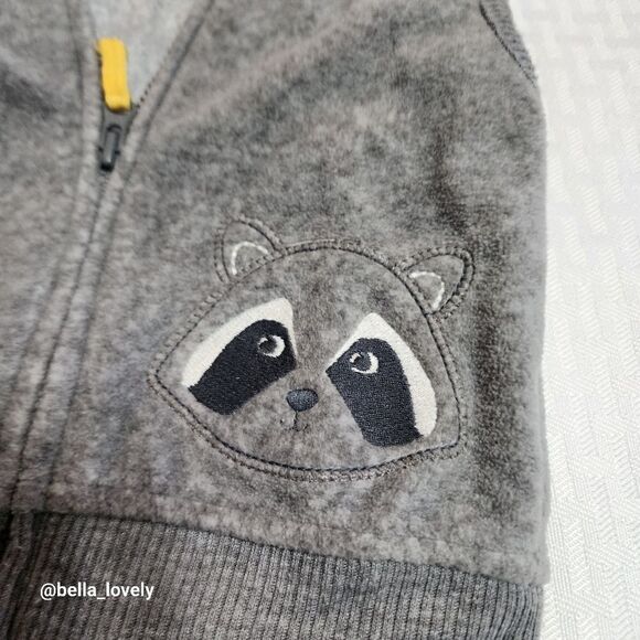 🏖 3 Months Cozy Racoon Infant Baby Winter Zipper Vest - Picture 4 of 5